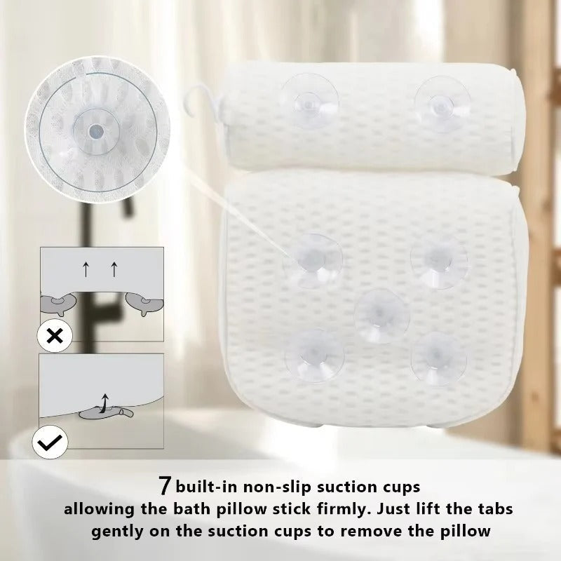 [Hometech] Air Mesh Spa Pillow for Head Support