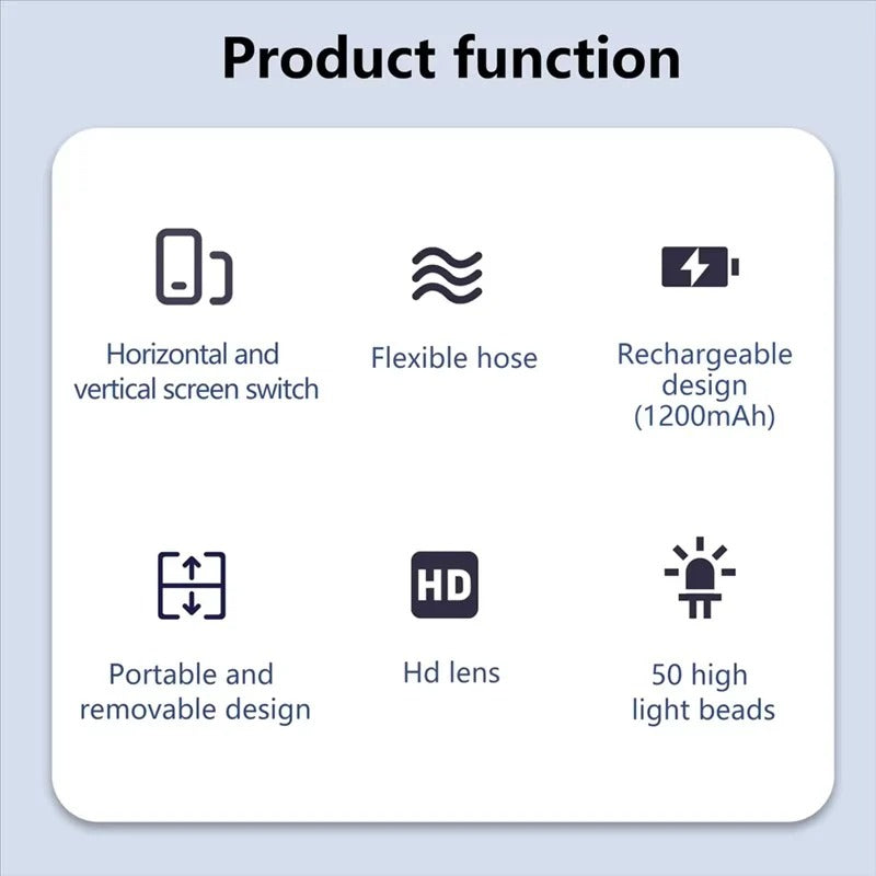 [Hometech] Adjustable Hands Free Magnifying Glass with LED Lighting and 5X Zoom