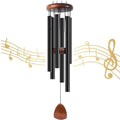 [Hometech] Outdoor Wind Chimes with Aluminum Tubes and Wooden Accents