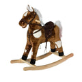 [Hometech] Plush Rocking Horse Ride On Toy with Built In Music