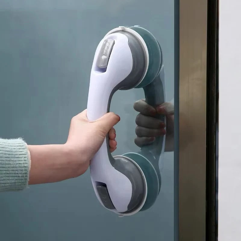 [Hometech] Removable Bathroom Handle with Locking Suction Cups