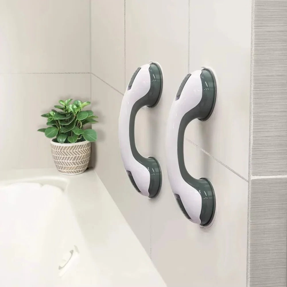 [Hometech] Removable Bathroom Handle with Locking Suction Cups