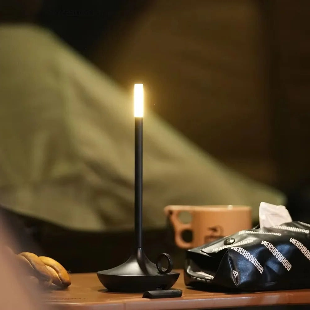 [Hometech] Cordless Rechargeable LED Candle Style Table Lamp