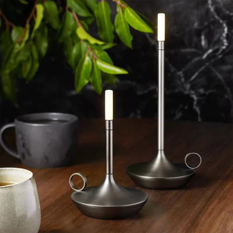 [Hometech] Cordless Rechargeable LED Candle Style Table Lamp