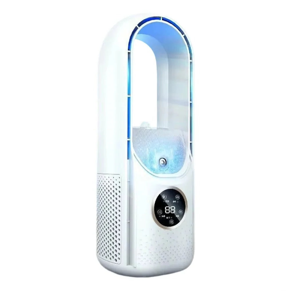 [Hometech] Mini USB Bladeless Fan for Desk and Bedside Air Circulation