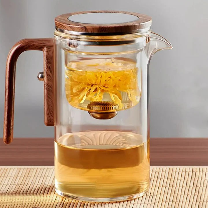 [Hometech] Glass Teapot with Water Separation Technology and Removable Infuser