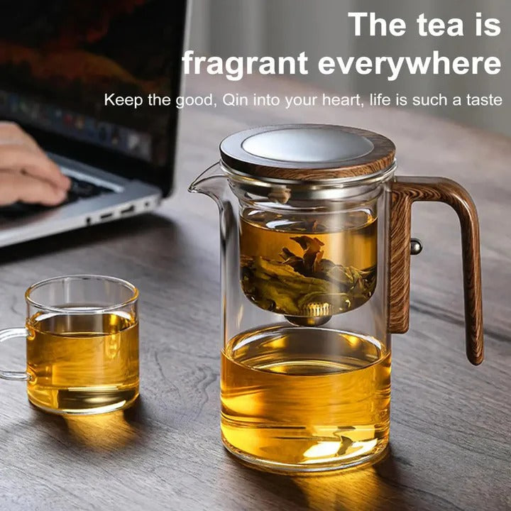 [Hometech] Glass Teapot with Water Separation Technology and Removable Infuser