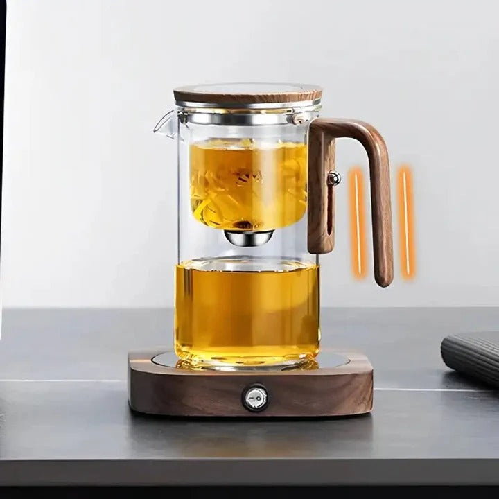 [Hometech] Glass Teapot with Water Separation Technology and Removable Infuser