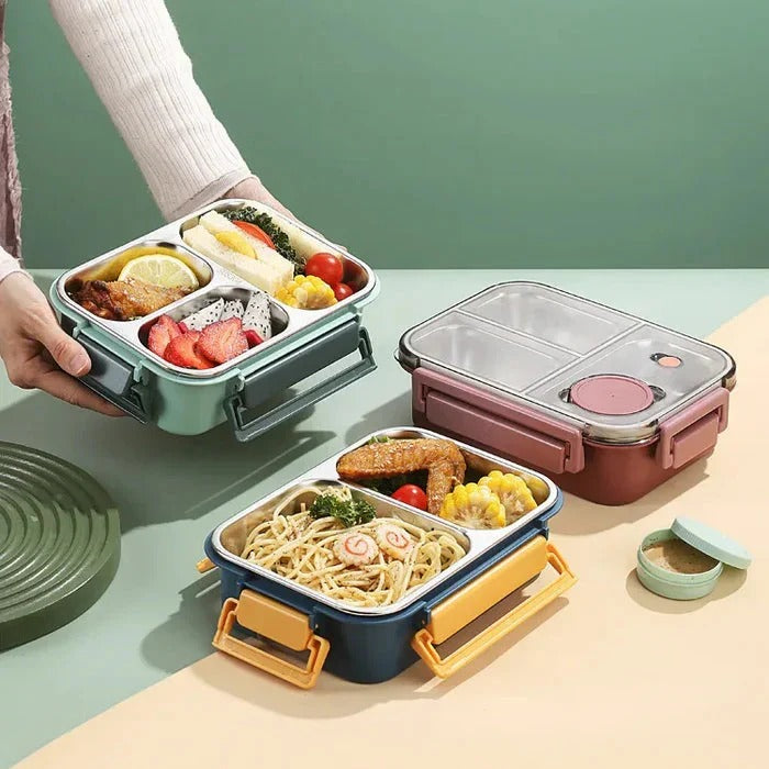 [Hometech] Stainless Steel Insulated Food Container for Meal Transport