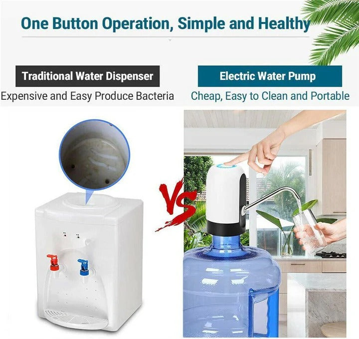 [Hometech] Automatic Bottled Water Pump with One Button Operation