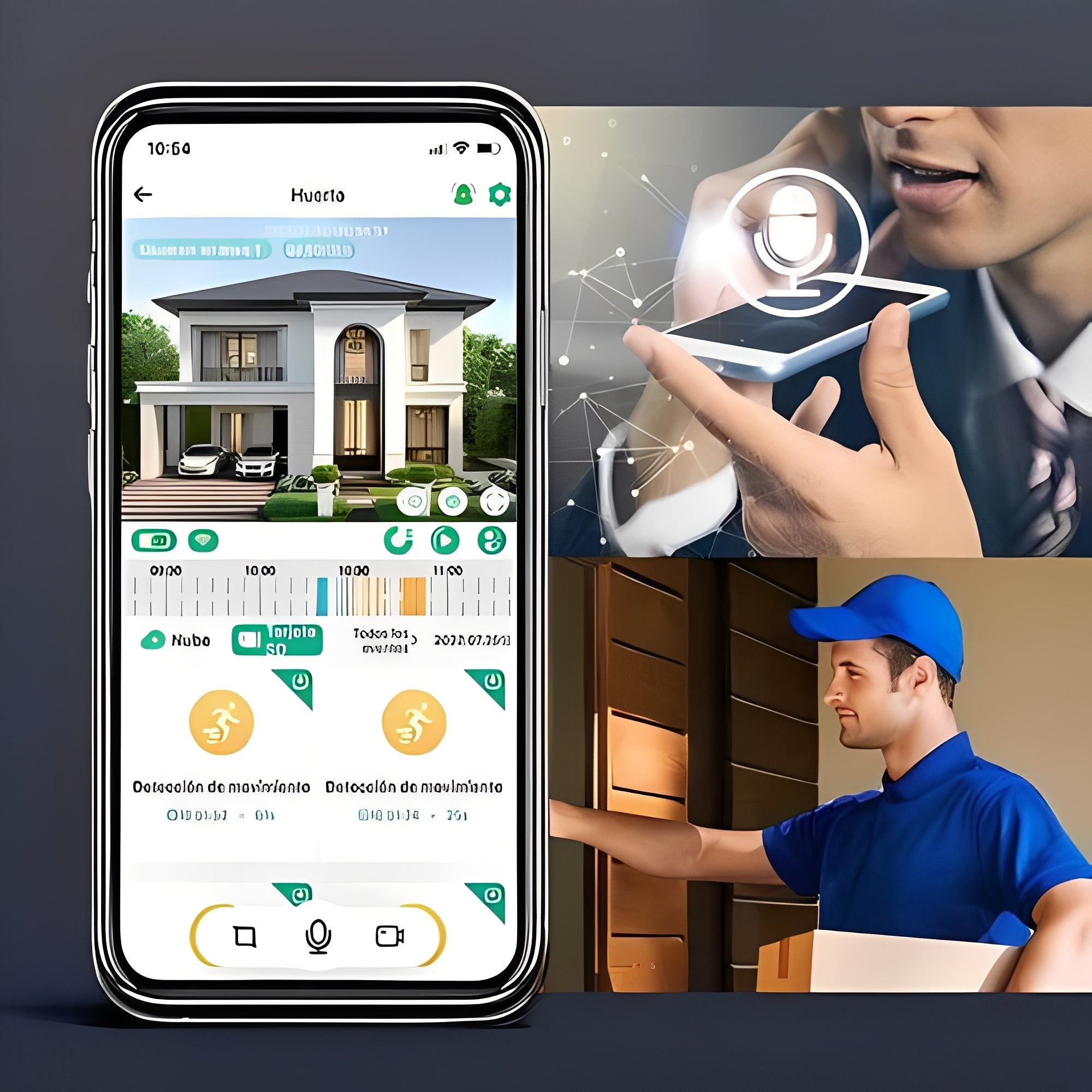 [Hometech] Solar Powered Outdoor Camera with Motion Detection and Audio