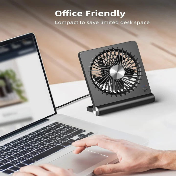 [Hometech] USB Powered Desk Fan with Adjustable Head