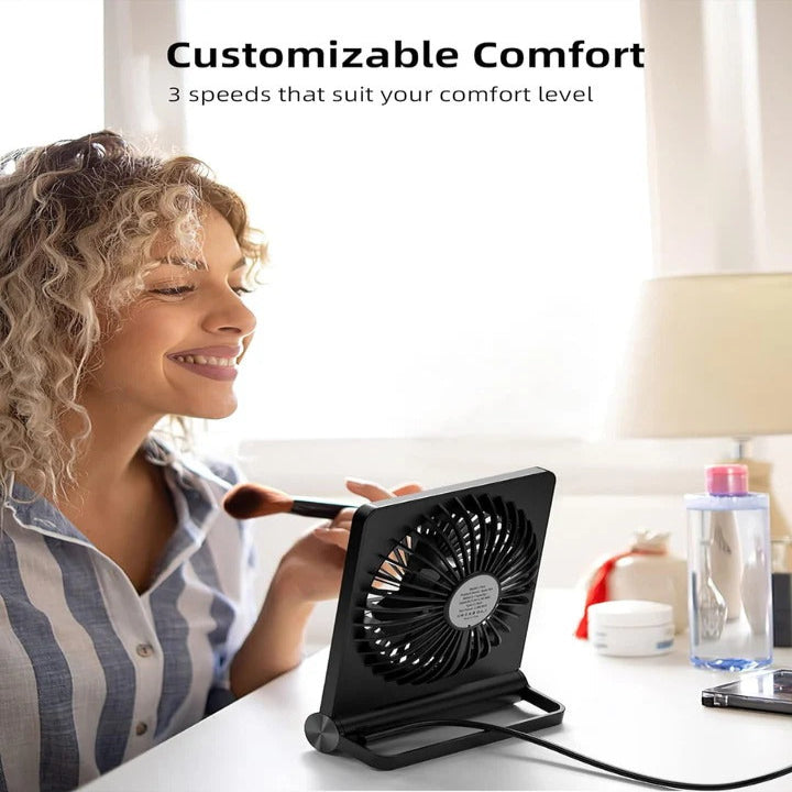 [Hometech] USB Powered Desk Fan with Adjustable Head