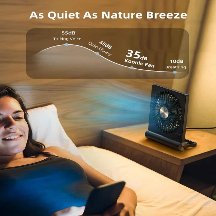 [Hometech] USB Powered Desk Fan with Adjustable Head