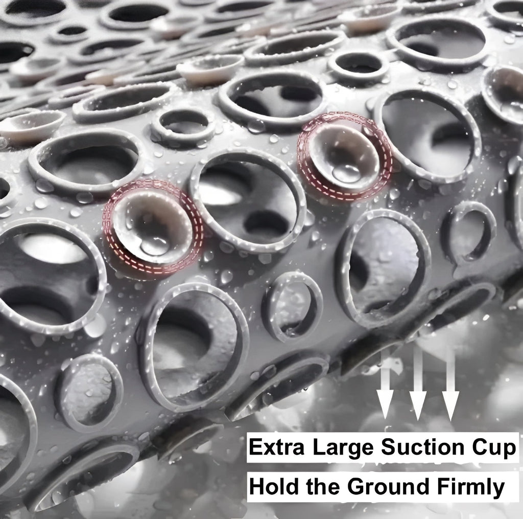 [Hometech] Shower Mat with Square Frame and Suction Cup Grid