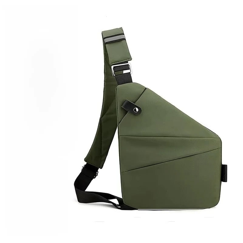 [Hometech] Adjustable Crossbody Sling Bag with Padded Air Mesh Back Panel