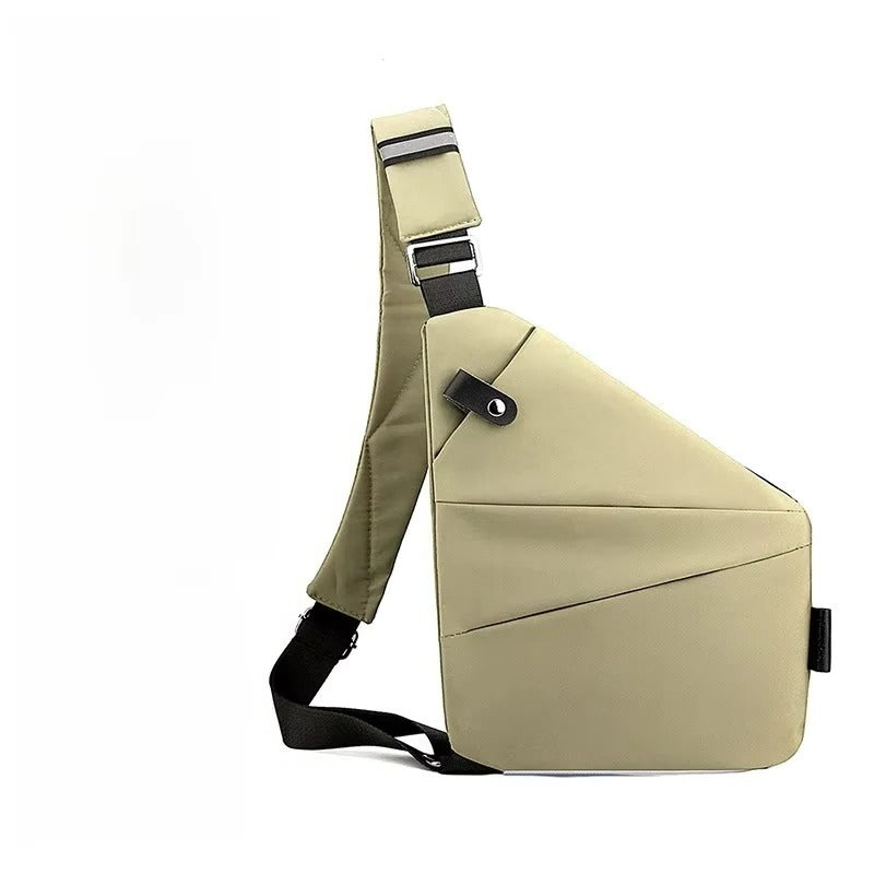 [Hometech] Adjustable Crossbody Sling Bag with Padded Air Mesh Back Panel