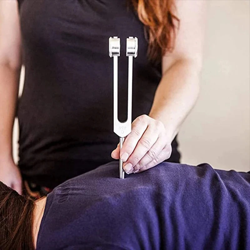 [Hometech] 128 Hz Aluminum Tuning Fork with Weighted Precision Design