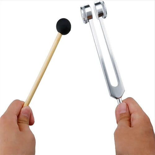 [Hometech] 128 Hz Aluminum Tuning Fork with Weighted Precision Design