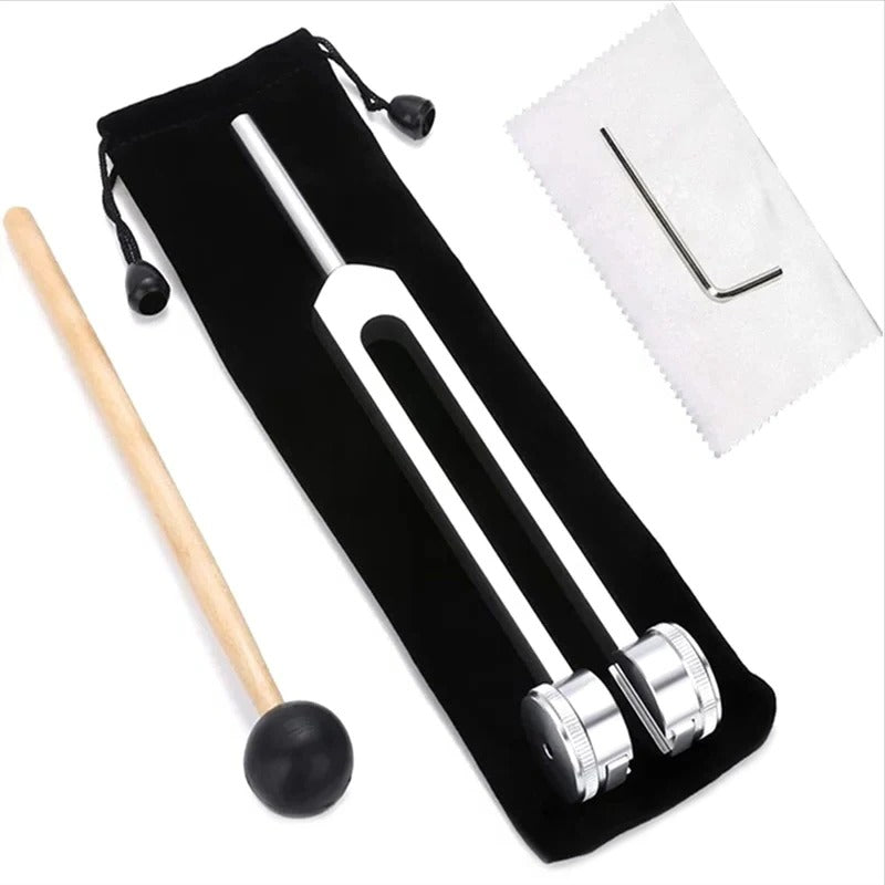 [Hometech] 128 Hz Aluminum Tuning Fork with Weighted Precision Design