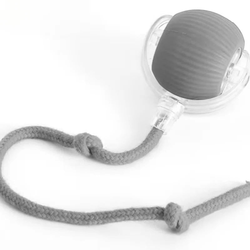 [Hometech] Motorized Rolling Cat Toy with Fiber Tail Design