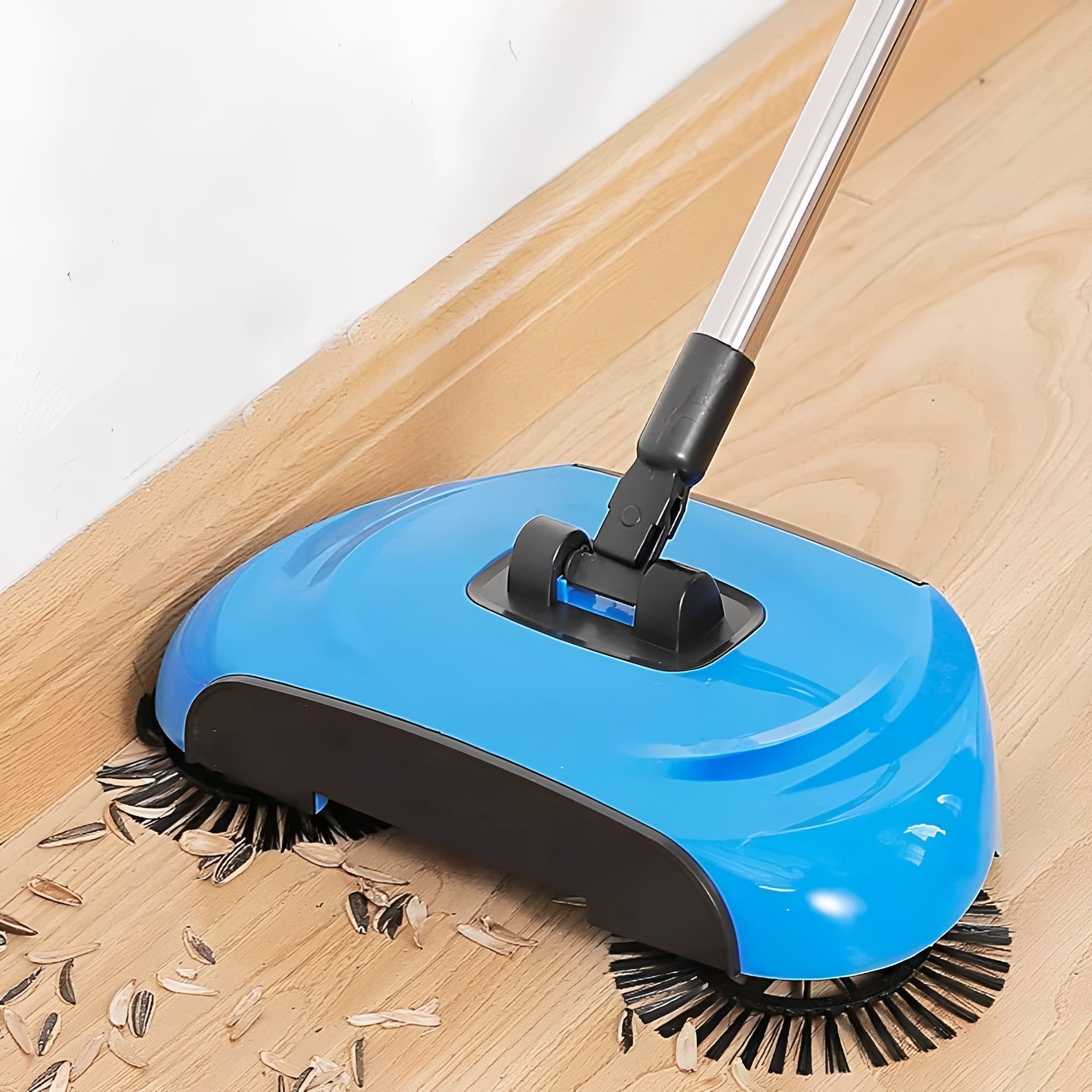 [Hometech] Stainless Steel Push Broom and Scraper Tool for Home Cleaning