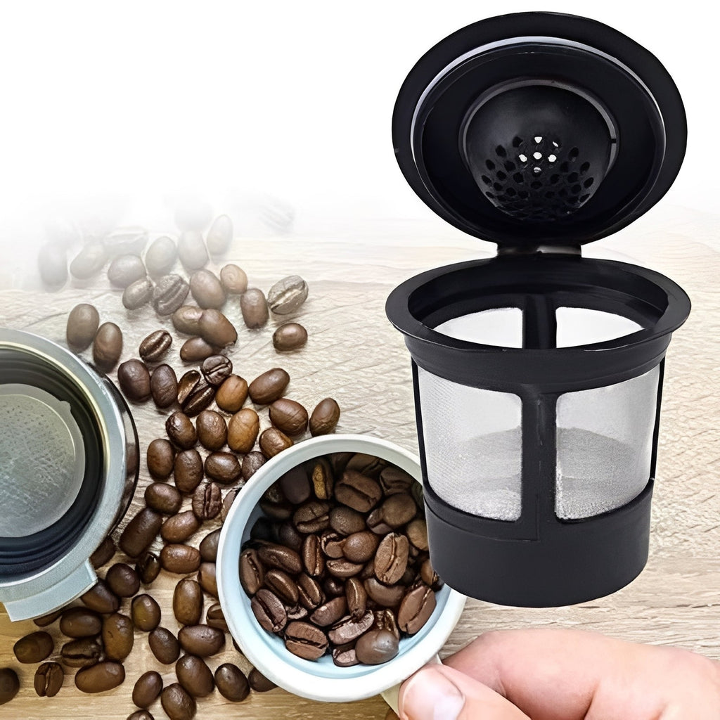 [Hometech] Reusable Coffee Filters 3 Pack with Stainless Steel Micro Hole Screen