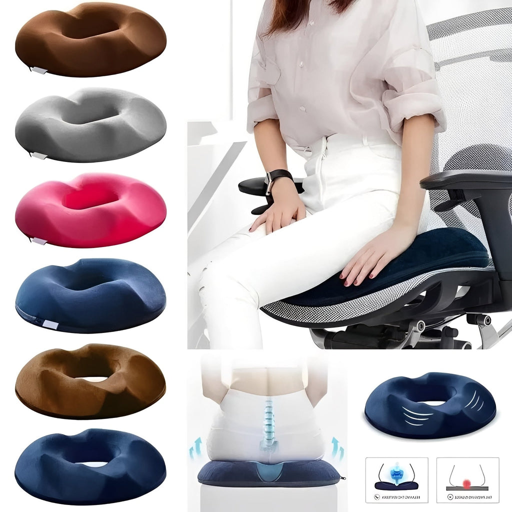[Hometech] Portable Memory Foam Donut Shape Seat Cushion