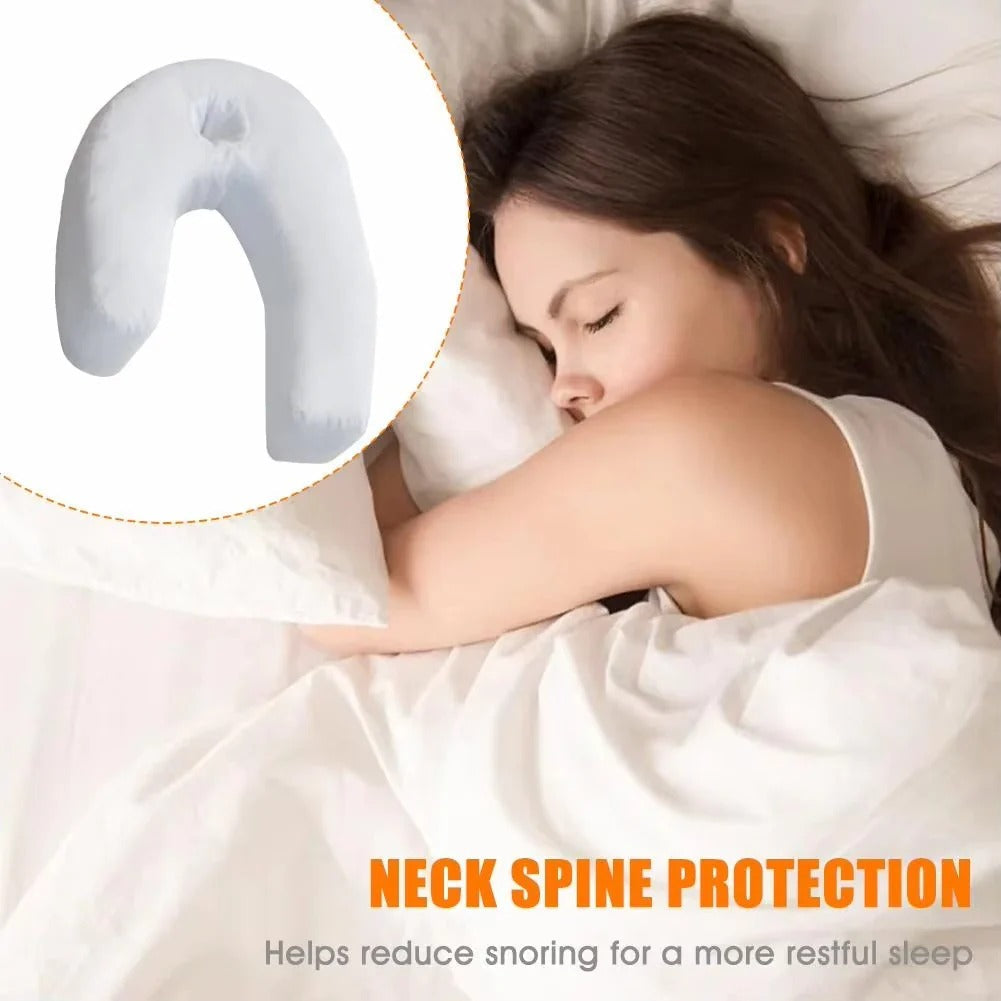 [Hometech] Ergonomic Side Sleeper Pillow with Contoured U Shape