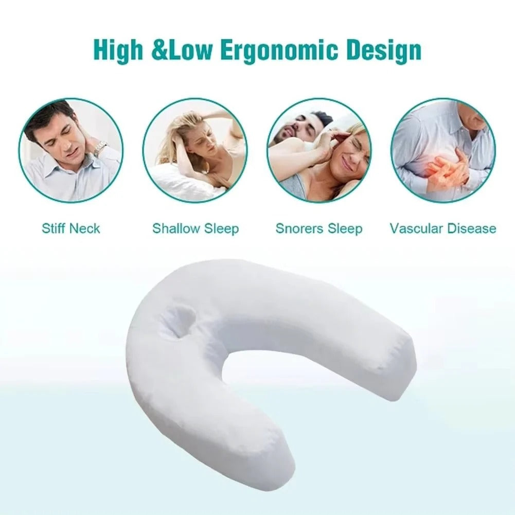 [Hometech] Ergonomic Side Sleeper Pillow with Contoured U Shape