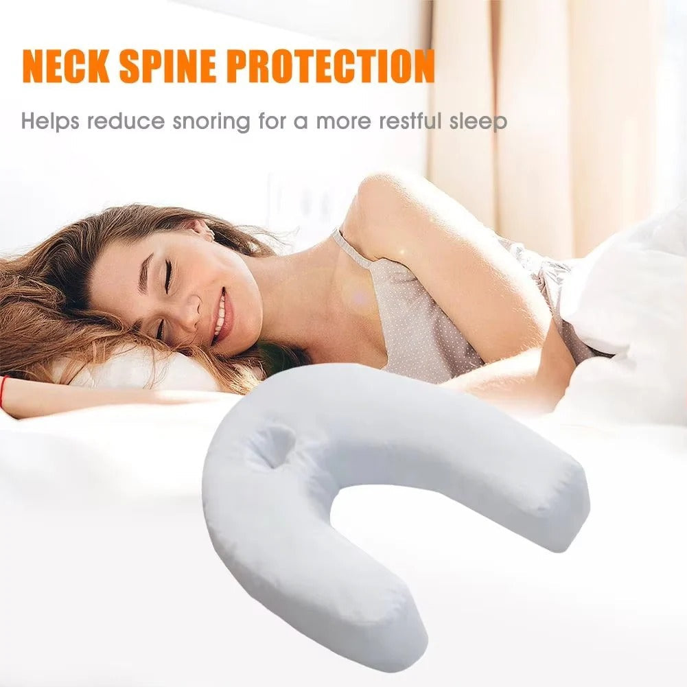 [Hometech] Ergonomic Side Sleeper Pillow with Contoured U Shape