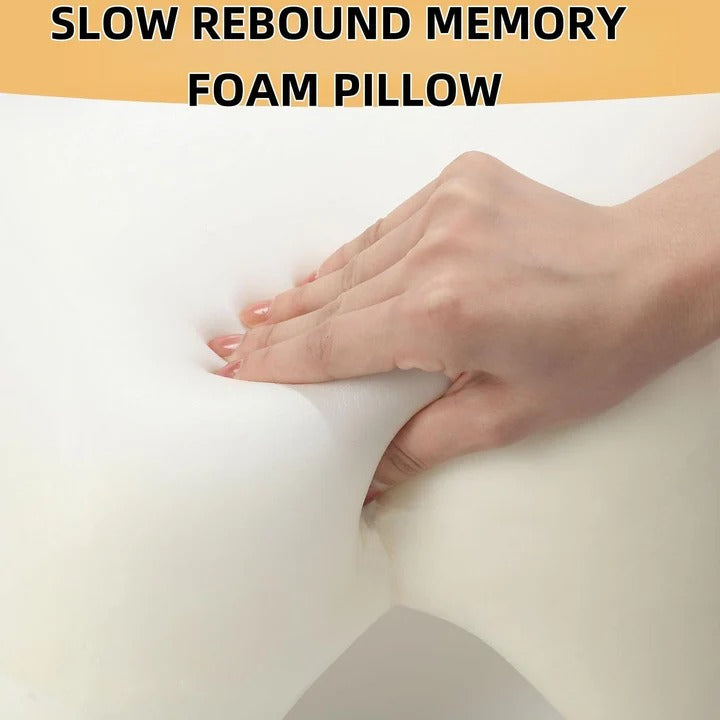 [Hometech] Memory Foam Couple Pillow with L Shaped Arm Channel Design