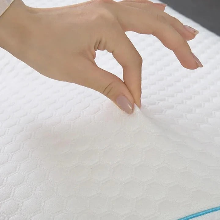 [Hometech] Memory Foam Couple Pillow with L Shaped Arm Channel Design