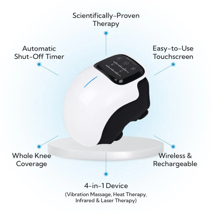 [Hometech] Knee Massager with Heat and Vibration for Comfort Support