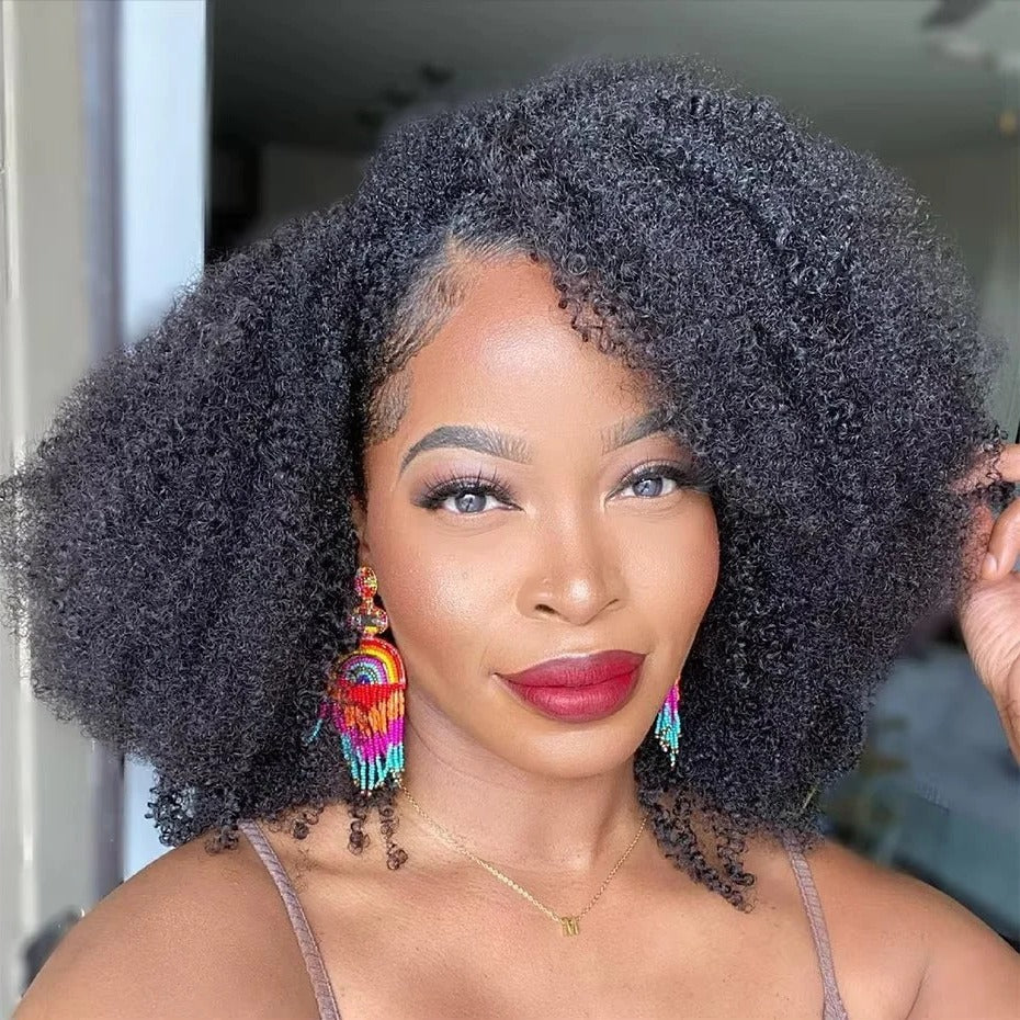 [Hometech] Brazilian Virgin Human Hair Bundles of Afro Kinky Curly Style