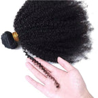 [Hometech] Brazilian Virgin Human Hair Bundles of Afro Kinky Curly Style