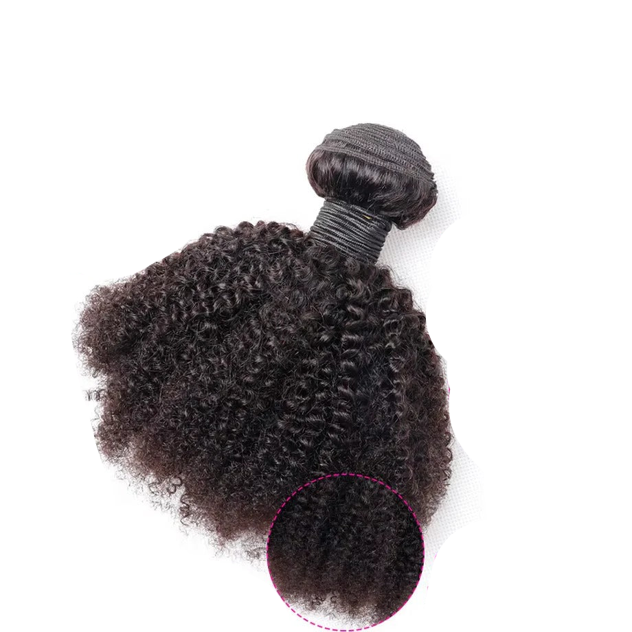 [Hometech] Brazilian Virgin Human Hair Bundles of Afro Kinky Curly Style