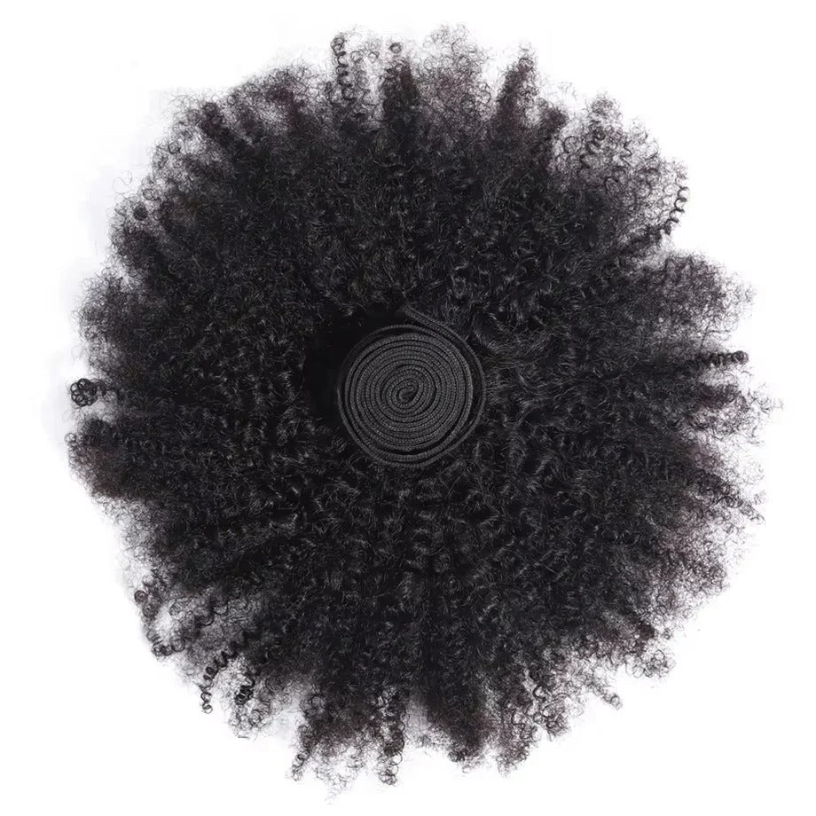 [Hometech] Brazilian Virgin Human Hair Bundles of Afro Kinky Curly Style