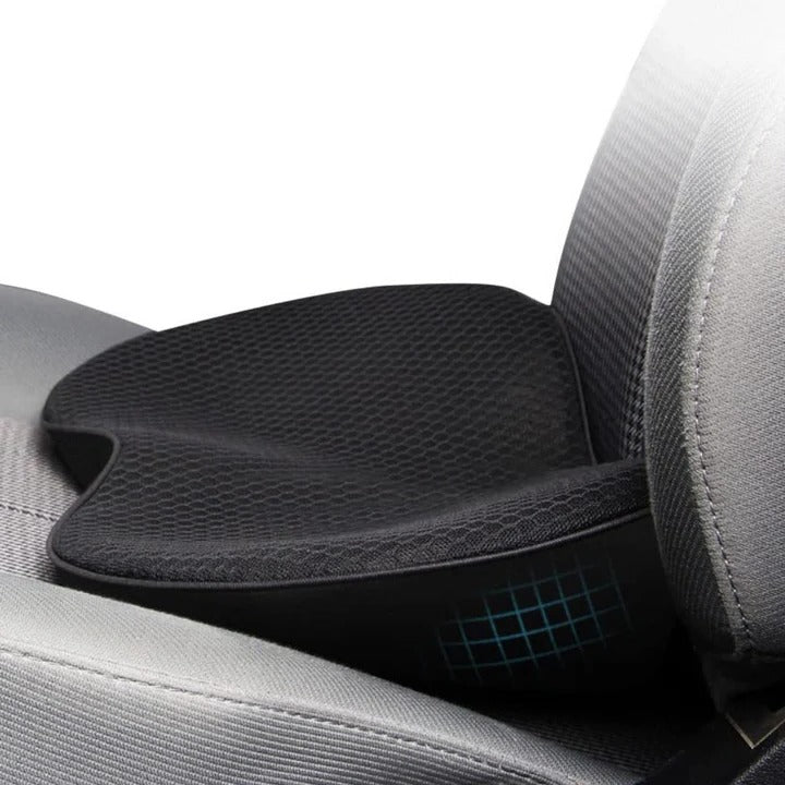 [Hometech] Memory Foam Car Seat Cushion for Added Height and Seating Comfort