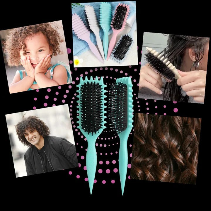 [Hometech] Hair Styling Brush for Curl Shaping and Blow Dry Use