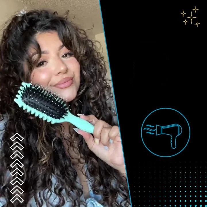 [Hometech] Hair Styling Brush for Curl Shaping and Blow Dry Use