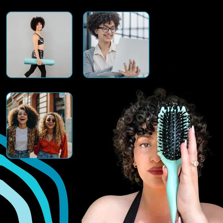 [Hometech] Hair Styling Brush for Curl Shaping and Blow Dry Use