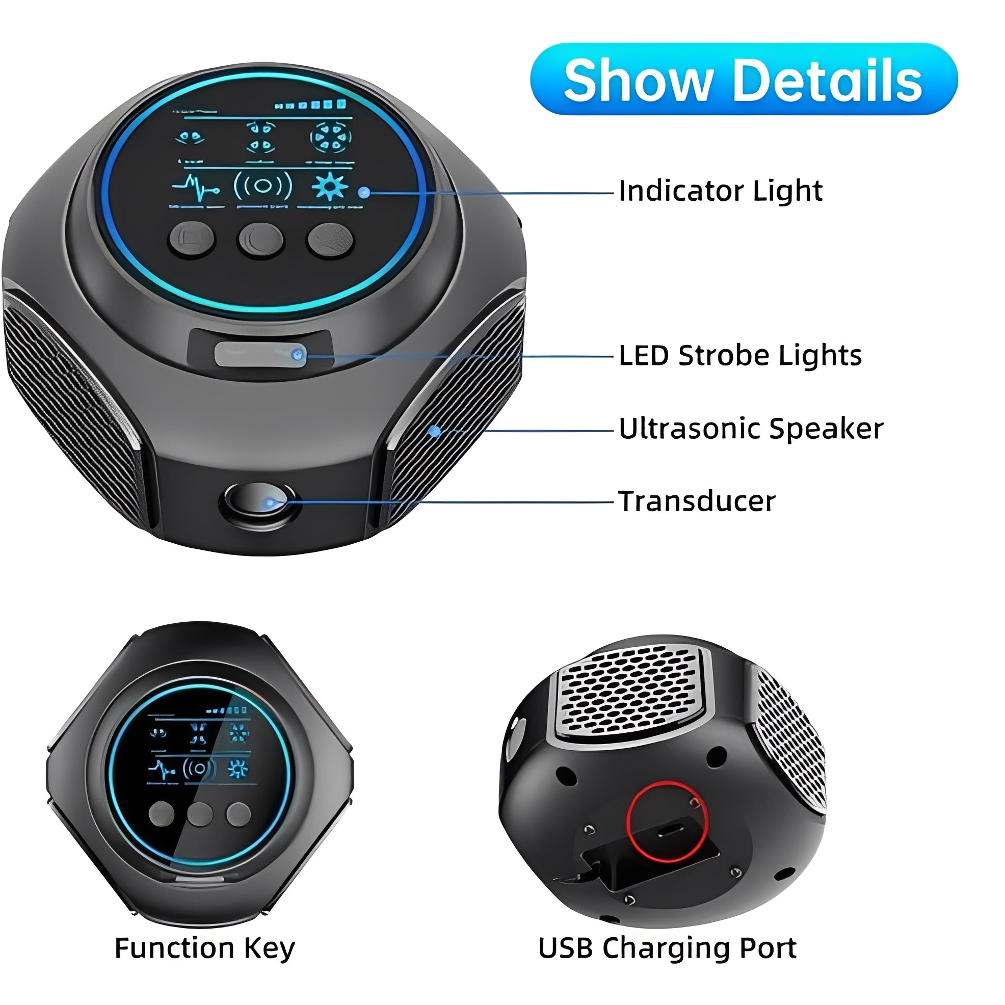 [Hometech] Ultrasonic Spider Deterrent Plug In Device