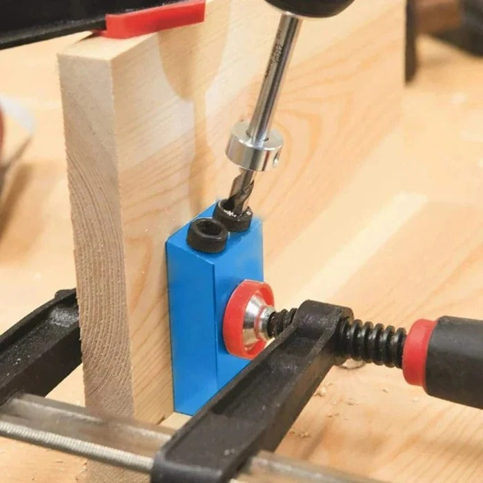 [Hometech] Timber Drilling Guide Jig for Angled Pocket Holes