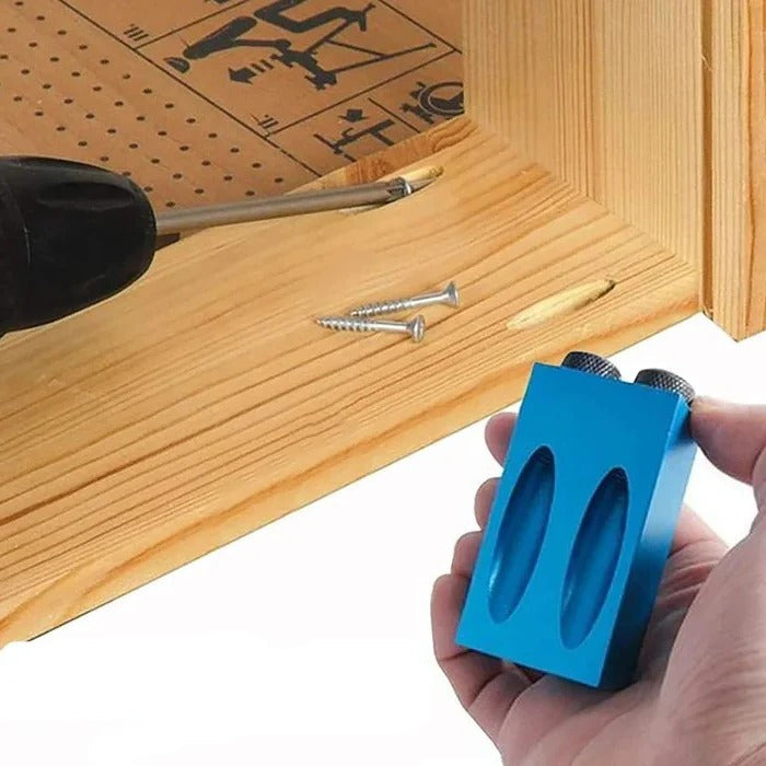 [Hometech] Timber Drilling Guide Jig for Angled Pocket Holes