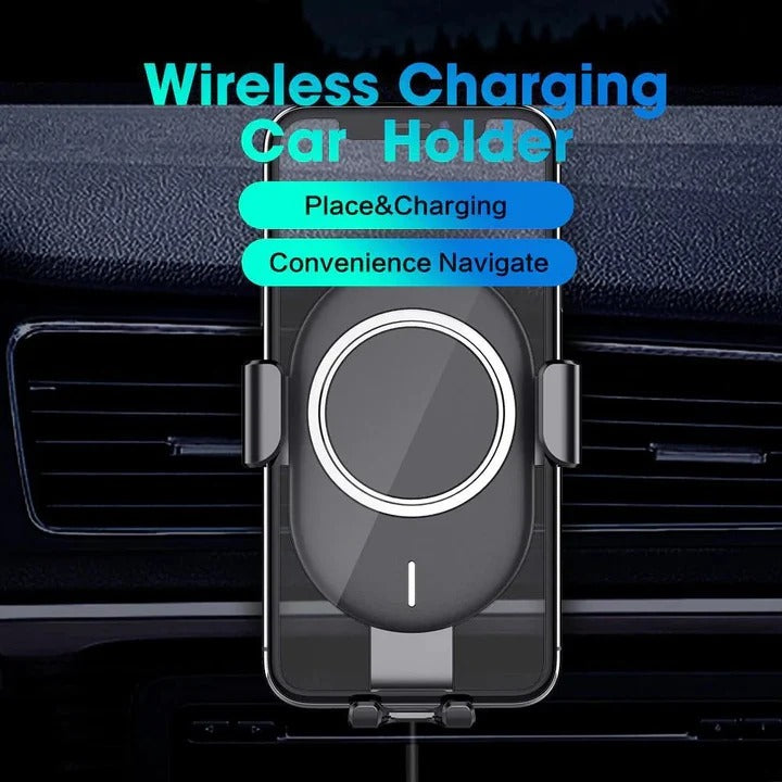 [Hometech] Cordless Car Phone Charger with Automatic Locking Arms