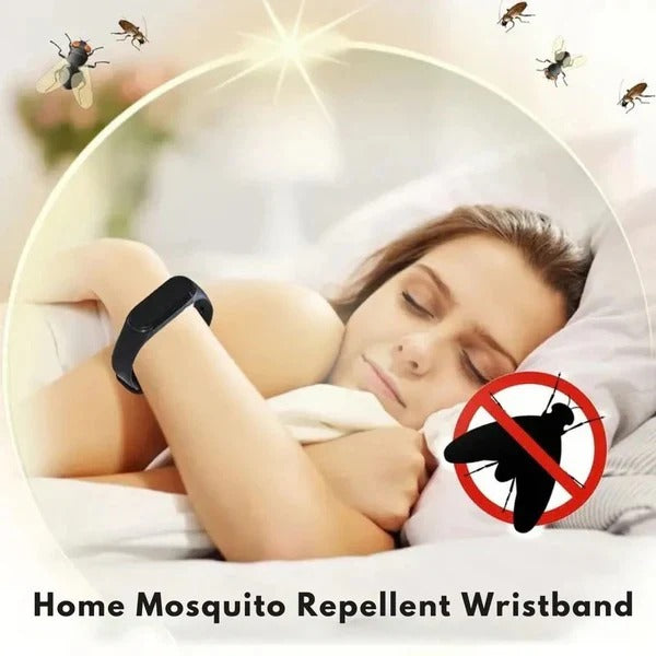 [Hometech] Wearable Ultrasonic Mosquito Deterrent Wristband with Clip On Design