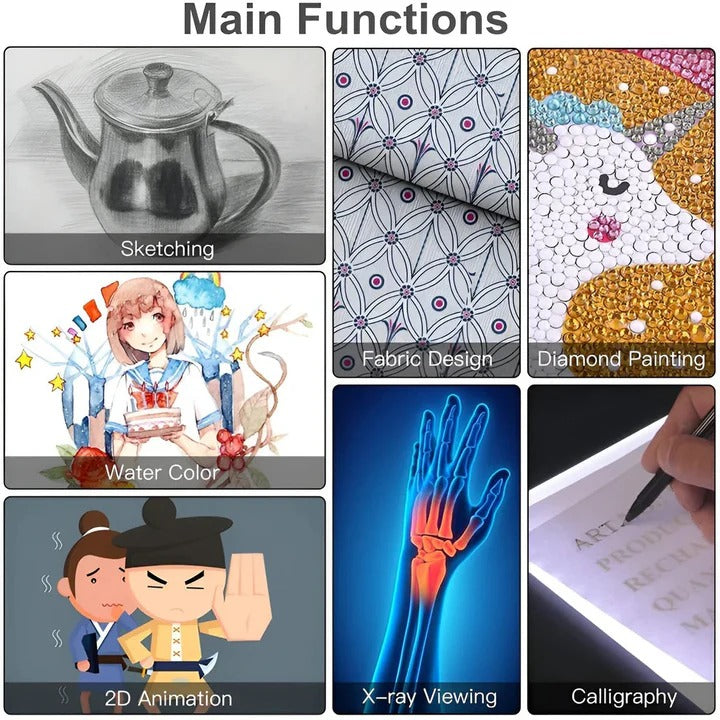 [Hometech] Illuminated Creative Tablet and A4 LED Tracing Light Box