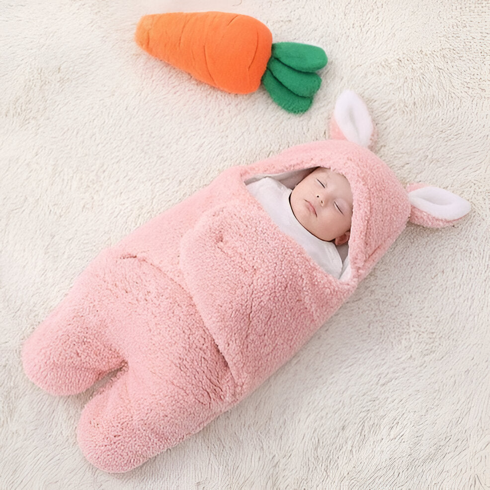 [Hometech] Baby Wrap Blanket with Soft Fabric for Nursery and Stroller Use