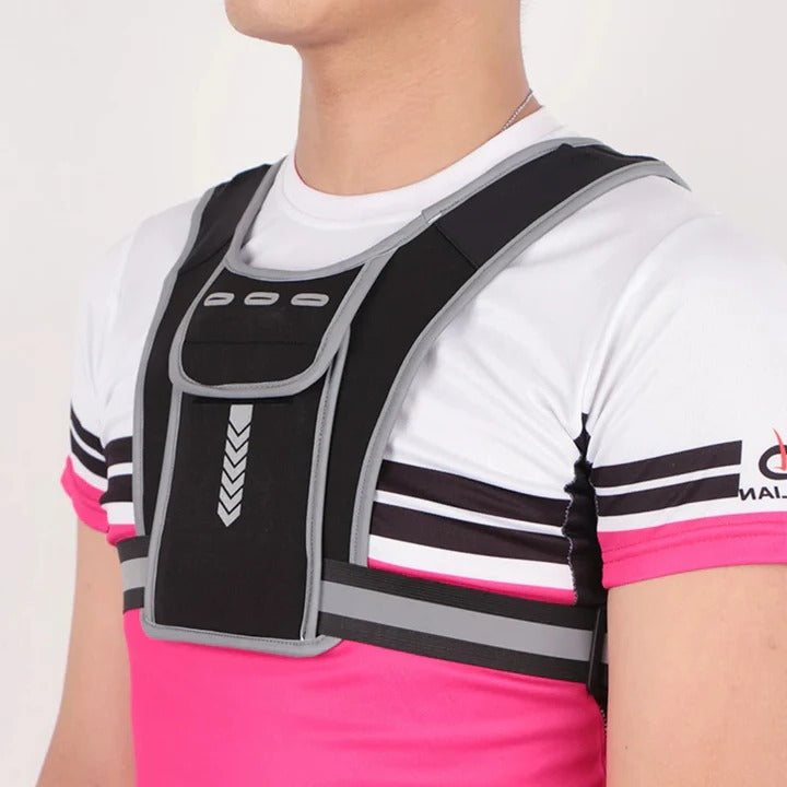 [Hometech] Running Chest Bag with Adjustable Straps